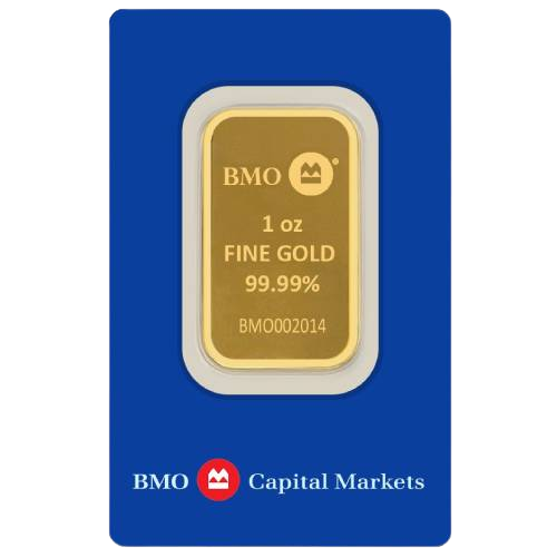 1 oz BMO Gold Bar - MintedMarket