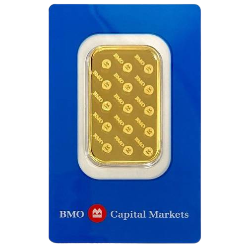 1 oz BMO Gold Bar - MintedMarket
