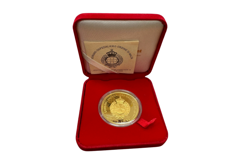 Order of Malta 5000 Liras Pope John Paul II Gold Coin - MintedMarket