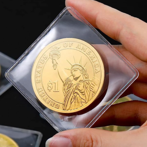 Plastic Single Coin Sleeve - MintedMarket