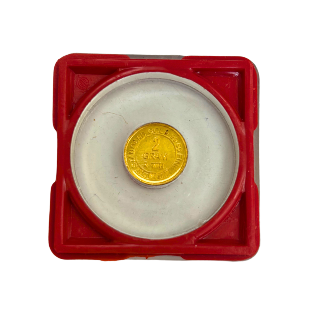 2 gram National Refinery PVT Ltd. Bombay Gold Coin - MintedMarket