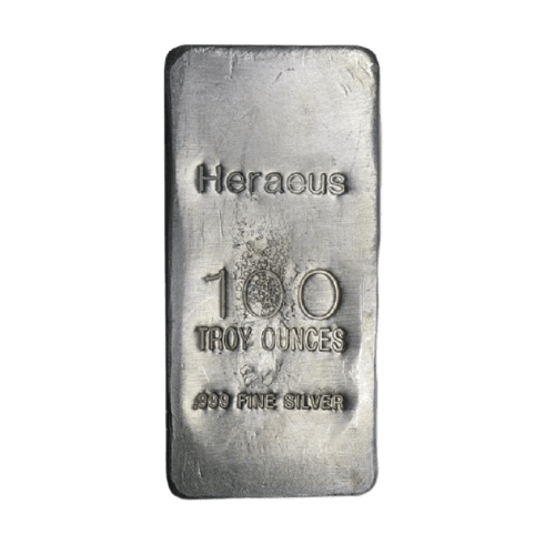 100 oz Argor-Heraeus Silver Bar - MintedMarket