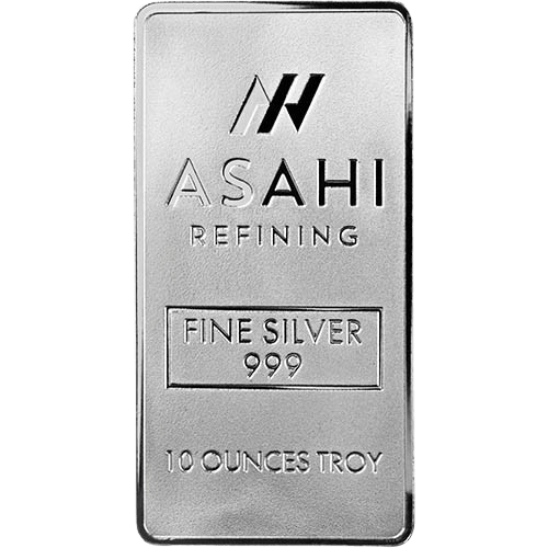 10 oz Asahi Silver Bar - MintedMarket