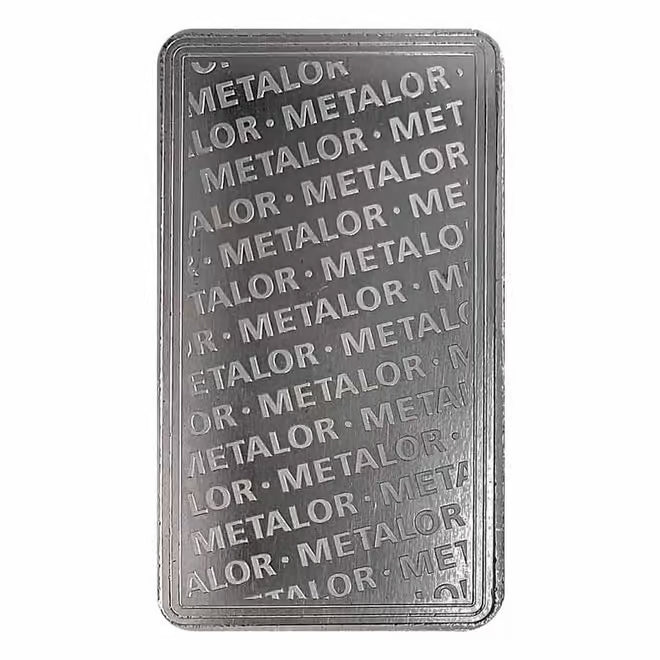 10 oz Metalor Silver Bar (Sealed) - MintedMarket