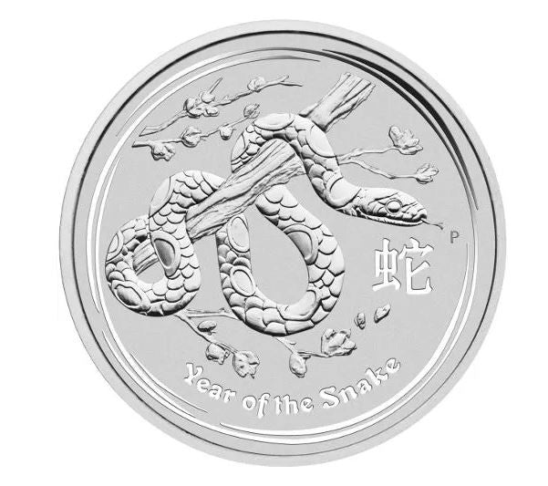 10 oz Year of the Snake Silver Coin 2013