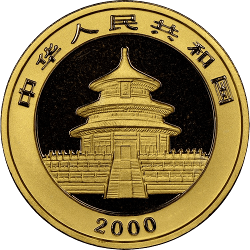 100 Yuan Panda Gold Coin 2000 - MintedMarket