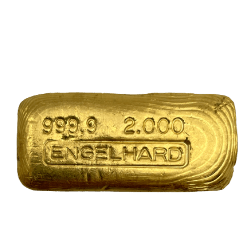 2 oz Engelhard Vintage Gold Bar