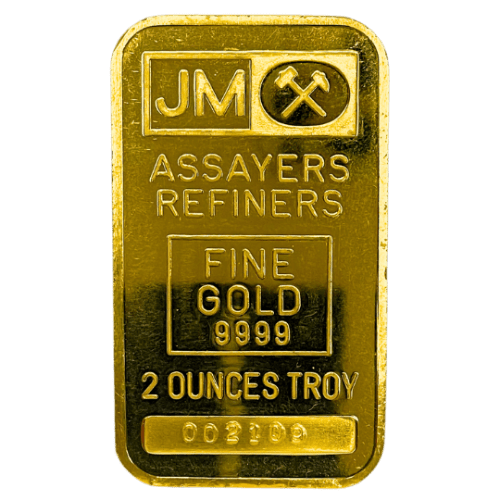 2 oz Johnson Matthey Gold Bar - MintedMarket