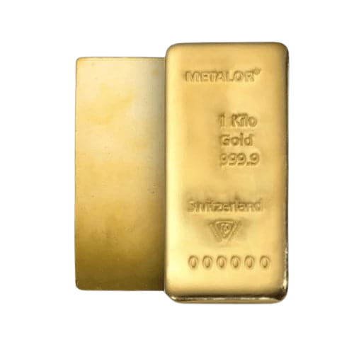 1 kilo Metalor Gold Bar - MintedMarket