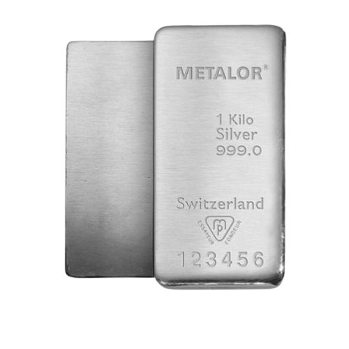 1 kilo Metalor Silver Bar - MintedMarket