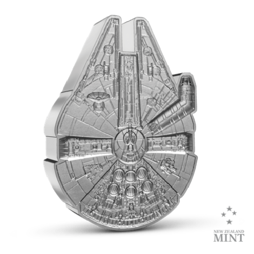 Millennium Falcon Silver Coin 2022 - MintedMarket