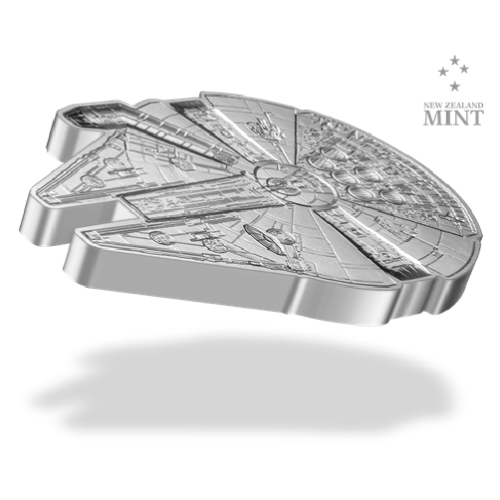 Millennium Falcon Silver Coin 2022 - MintedMarket