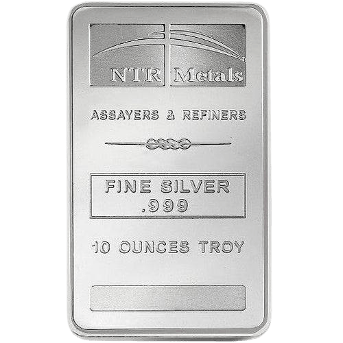 10 oz NTR Silver Bar - MintedMarket