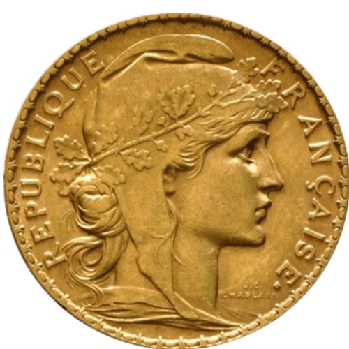 20 Francs Marianne Rooster Gold Coin 1906 - MintedMarket