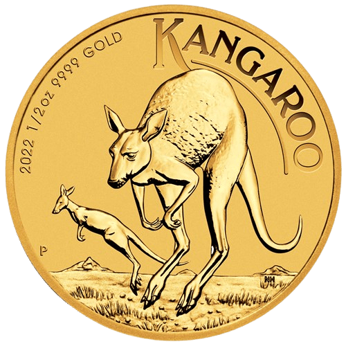 1/2 oz Kangaroo Gold Coin Random Year - MintedMarket