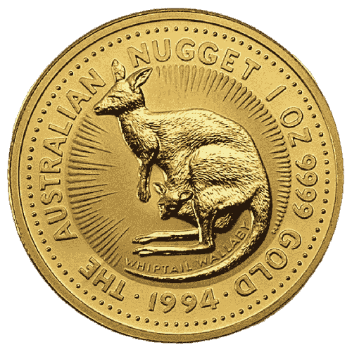 1 oz $100 Australian Nugget Gold Coin 1994 - MintedMarket