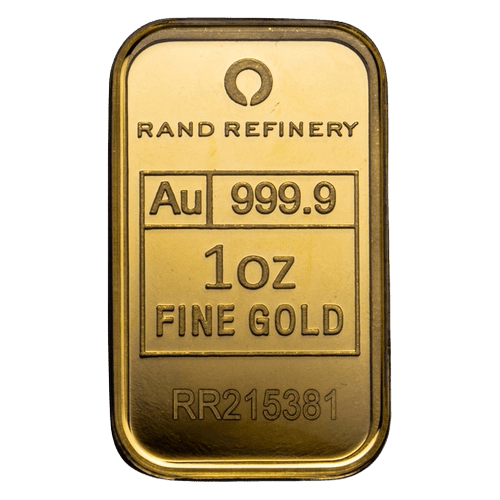 1 oz Rand Refinery Gold Bar - MintedMarket