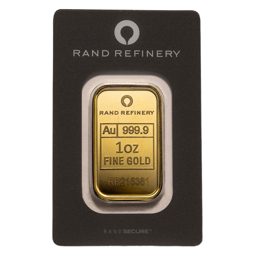 1 oz Rand Refinery Gold Bar - MintedMarket