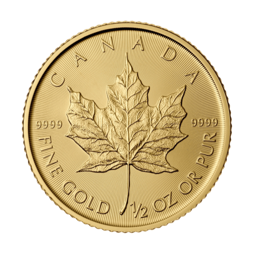 1/2 oz Canadian Maple Leaf Gold Coin 2023 - MintedMarket