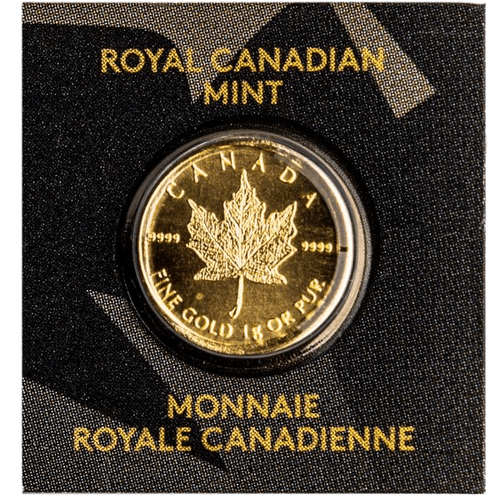 1 gram MapleGram Gold Coin 2021 - MintedMarket