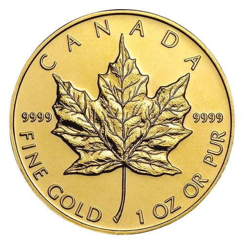 1 oz Canadian Maple Leaf Gold Coin Random Year - MintedMarket