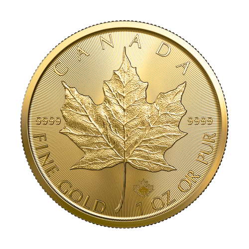 1 oz Canadian Maple Leaf Gold Coin 2022 - MintedMarket