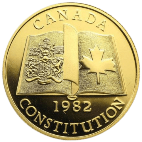 $100 Patriation of the Canadian Constitution Gold Coin 1982 - MintedMarket