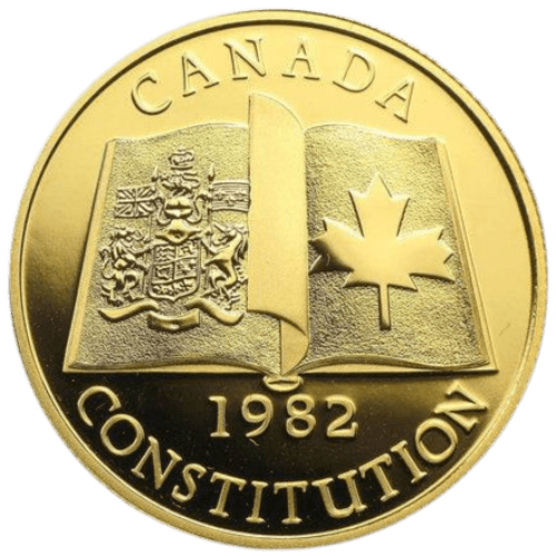 $100 Patriation of the Canadian Constitution Gold Coin 1982 with Box - MintedMarket