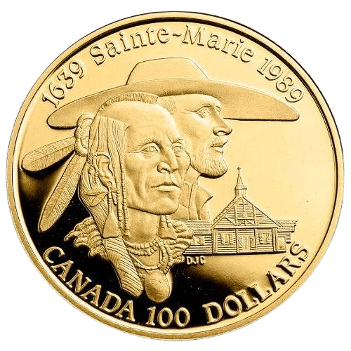 $100 Sainte-Marie Gold Coin 1989 - MintedMarket