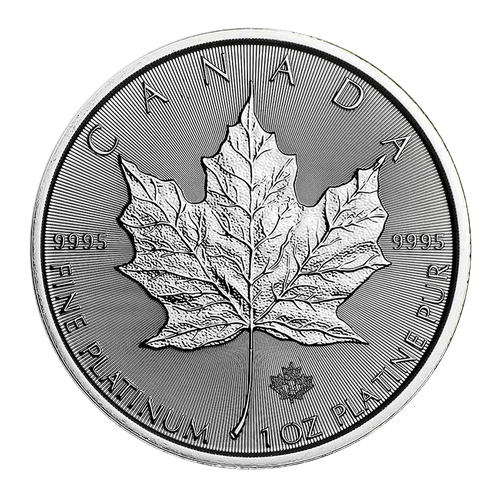 1 oz Canadian Maple Leaf Platinum Coin 2022 - MintedMarket