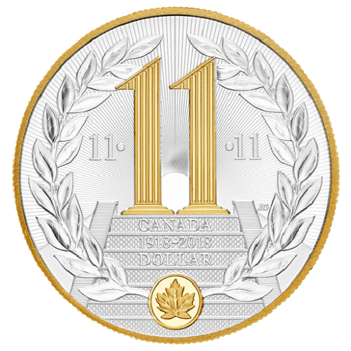 $1 Armistice WWI Silver Coin 2018 - MintedMarket