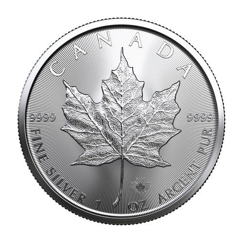 1 oz Canadian Maple Leaf Silver Coin 2022 - MintedMarket