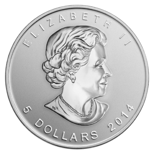 1 oz Maple Leaf Silver Reverse Proof Coin 2014 - MintedMarket