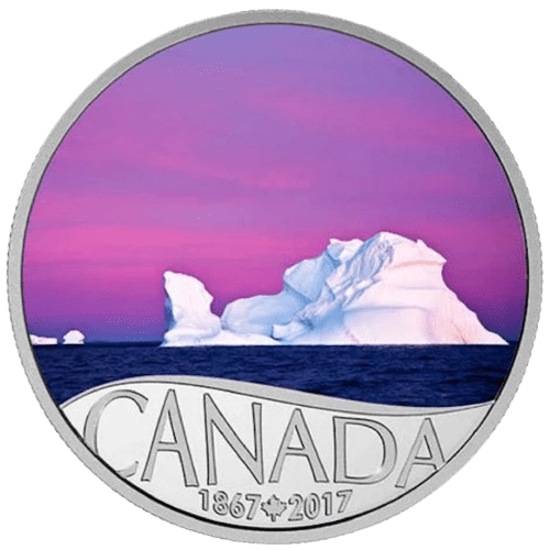 $10 Iceberg at Dawn Silver Coin 2017 - MintedMarket