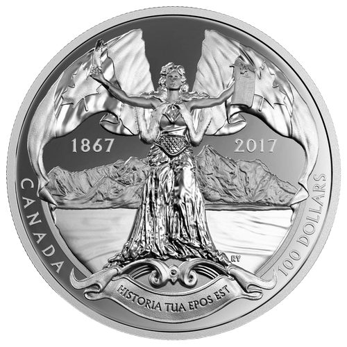 $100 Historia Tua Epos Est Silver Coin 2017 - MintedMarket