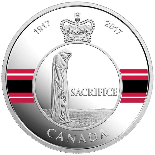 $20 Canadian Honours: Sacrifice Medal Silver Coin 2017 - MintedMarket