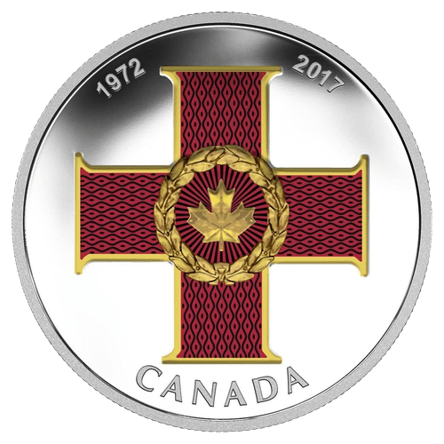 $20 Cross of Valour Fine Silver Coin 2017 - MintedMarket