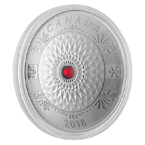 Classic Holiday Ornament Silver Coin - MintedMarket