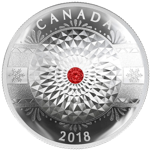 $25 Classic Holiday Ornament Silver Coin 2018 - MintedMarket