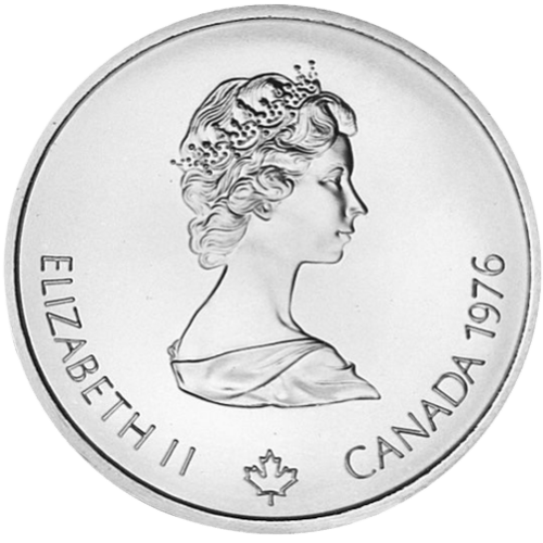 $5 Montreal Olympics Fencing Silver Coin 1976 - MintedMarket