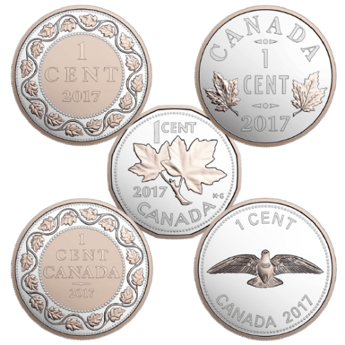 Legacy of the Penny 5-Coin Silver Set 2017 - MintedMarket