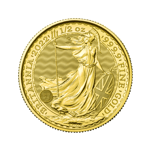 1/2 oz Britannia Gold Coin Random Year - MintedMarket