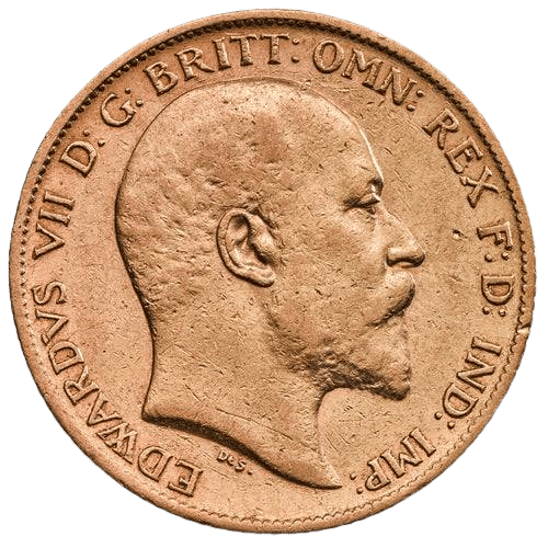 Gold Half Sovereign Edward VII 1902 - 1910 (London Mint) - MintedMarket