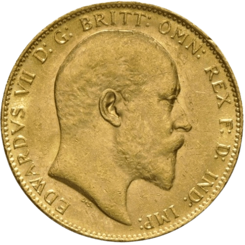 Gold Sovereign Edward VII 1902 - 1910 (London Mint) - MintedMarket