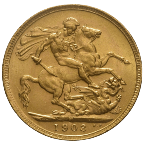 Gold Sovereign Edward VII 1902 - 1910 (Melbourne Mint) - MintedMarket