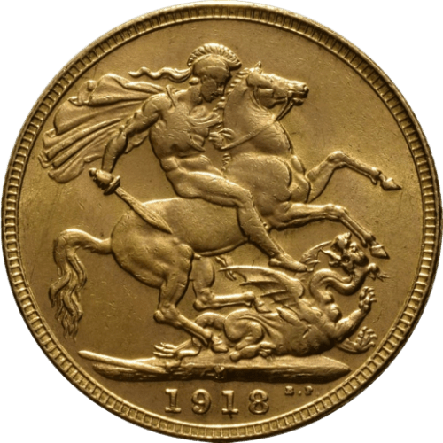 Gold Sovereign George V 1911 - 1932 (Bombay Mint) - MintedMarket