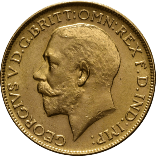 Gold Sovereign George V 1911 - 1932 (Bombay Mint) - MintedMarket