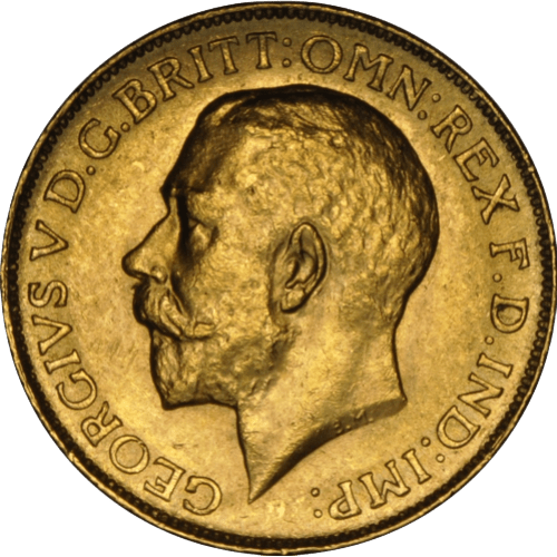 Gold Sovereign George V 1911 - 1932 (Perth Mint) - MintedMarket