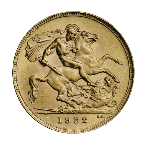 Gold Sovereign George V 1911 - 1932 (South Africa Mint) - MintedMarket