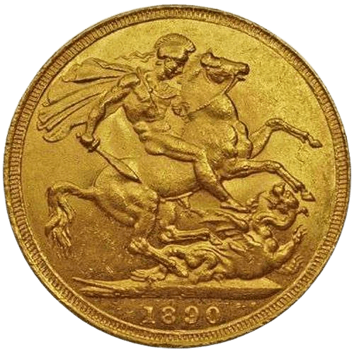 Gold Sovereign Victoria Jubilee Head 1887 - 1893 (London Mint) - MintedMarket